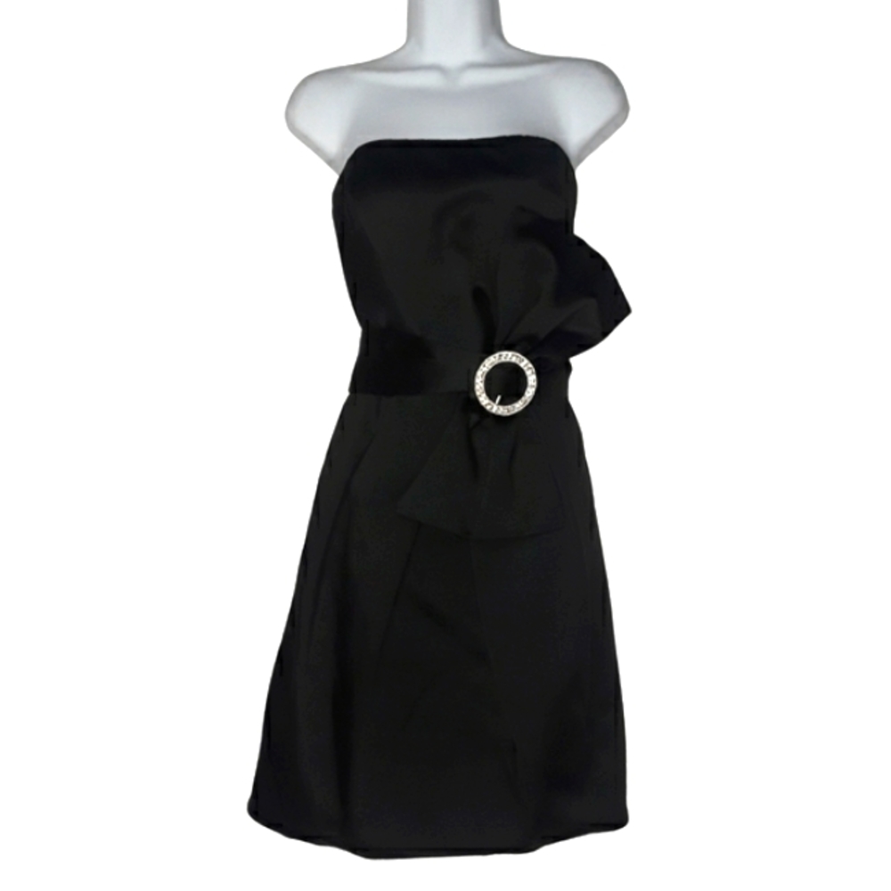 A.B.S. by Allen Schwartz Collection Black Strapless Size 12 Cocktail Dress 12 L